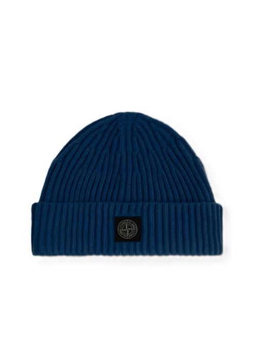 Stone Island beanie con applicazione Compass navy Stone Island | K2S15N100002S00C3V0020 NAVY BLUE